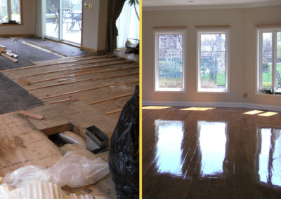 living room fire repair