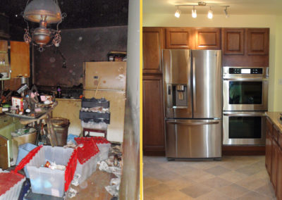 kitchen fire damage repair and restoration